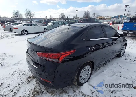 2021 Hyundai Accent Se from USA, damaged, VIN 3KPC24A68ME151120
